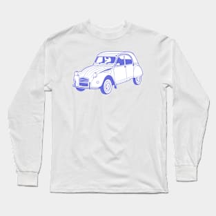 2CV Illustration Vector Design Long Sleeve T-Shirt